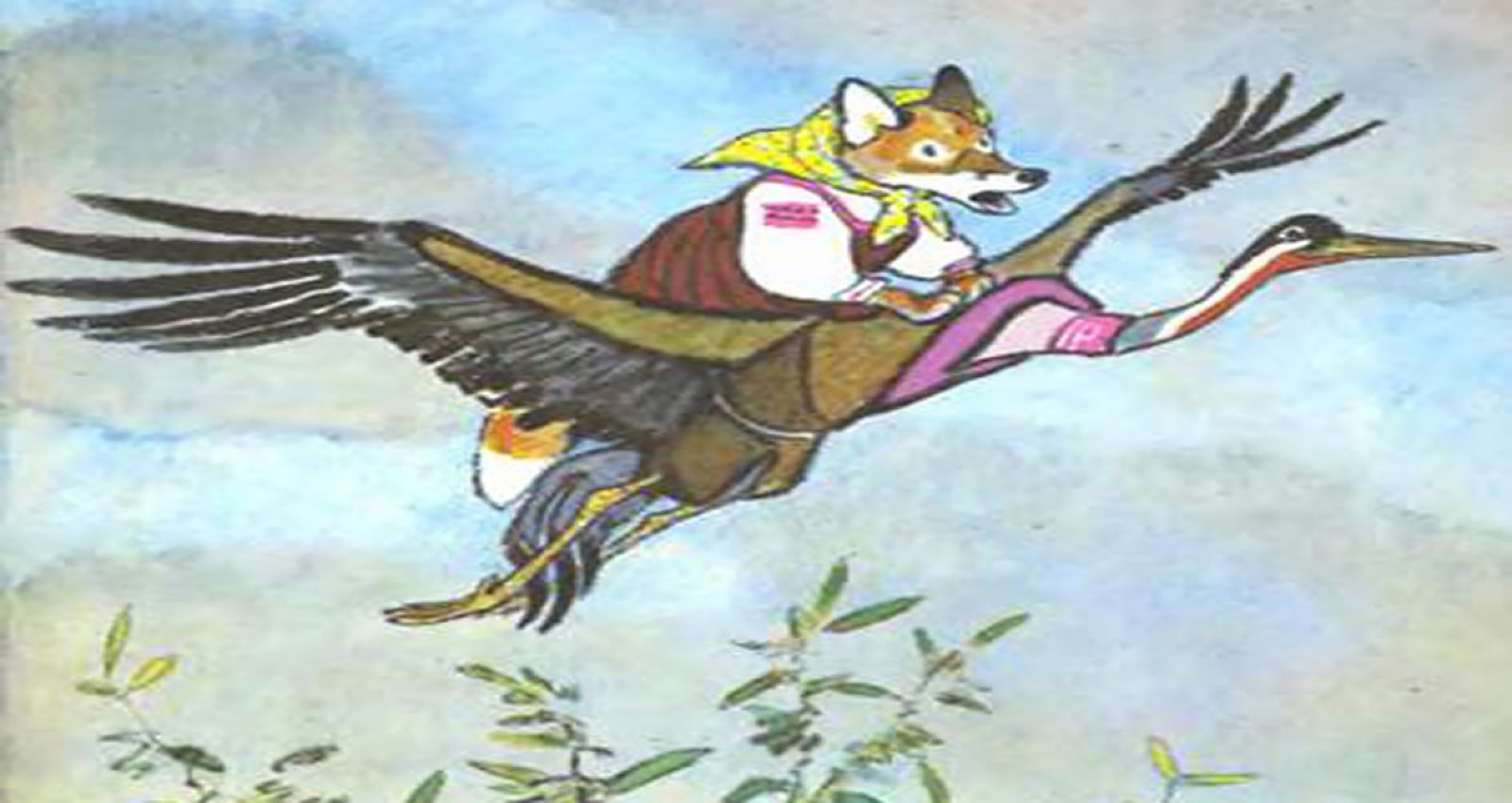 Аудиосказка Как лиса училась летать | Русские народные сказки