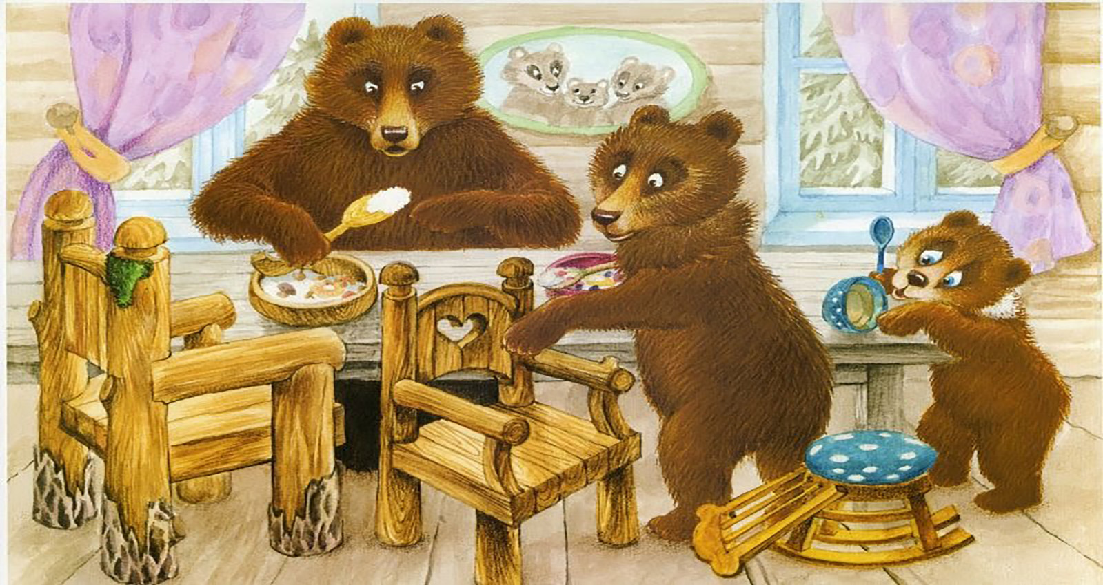 Сказка три медведя толстой. Лев Николаевич толстой три медведя. Три медведя сказки. Три медведя русская народная сказка. Русские народные сказки три медведя.
