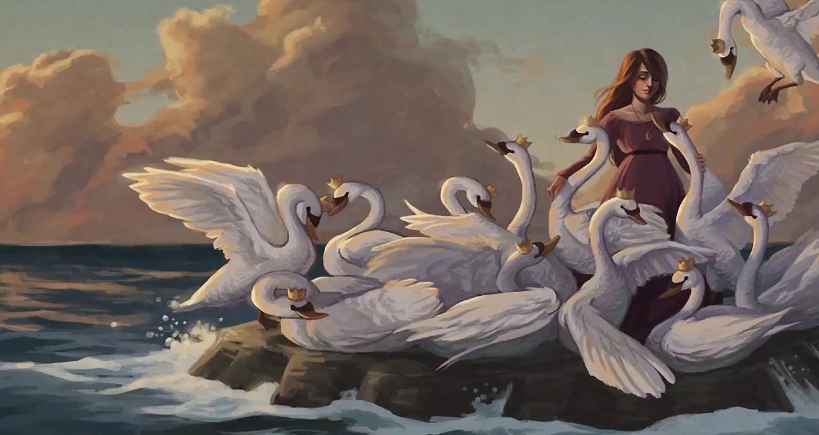 Аудиосказка Дикие лебеди слушать онлайн | Сказки Андерсен Ганс Христиан