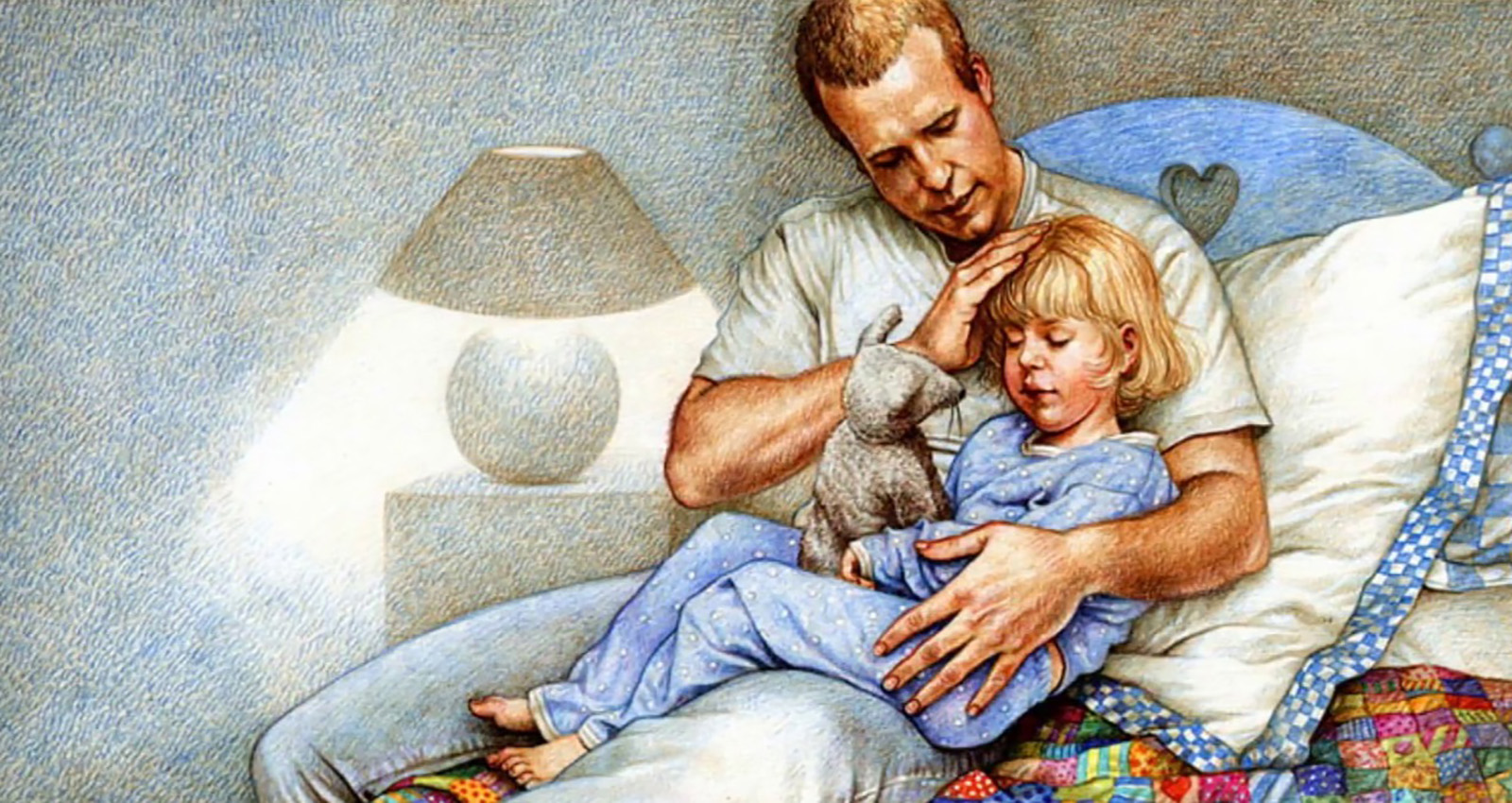 Папа и дочь картина