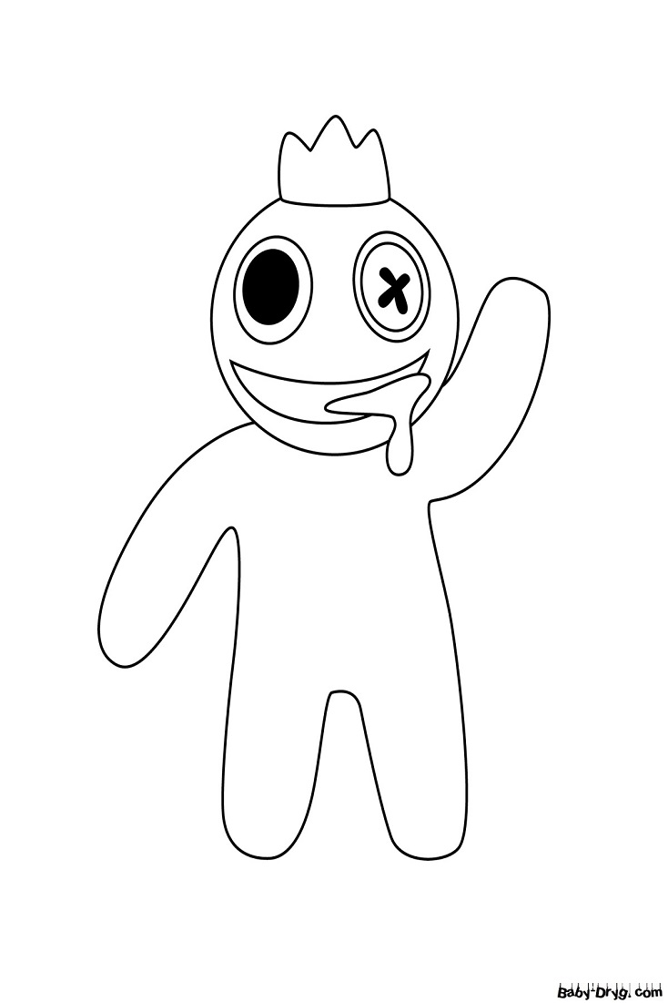 Rainbow Friends Roblox coloring pages