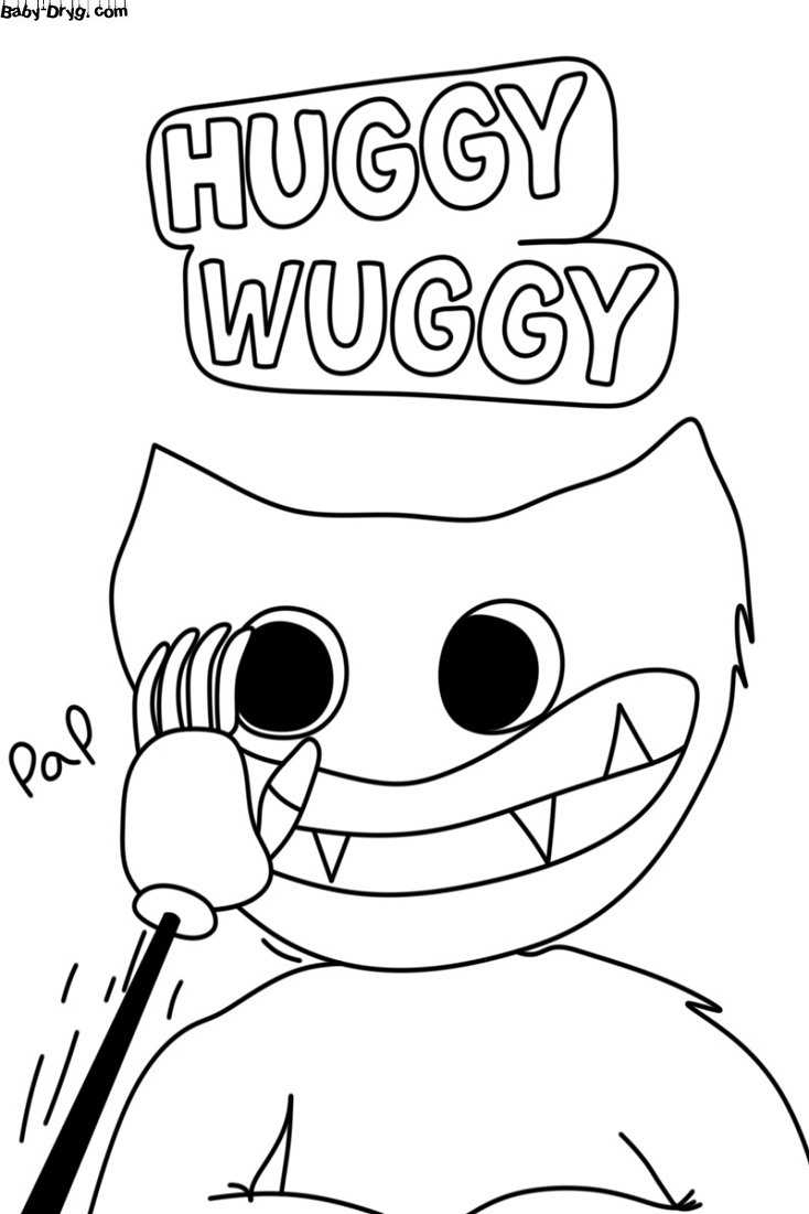 Huggy Wuggy coloring pages | Coloring Huggy Wuggy printout