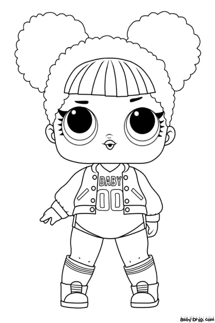Coloring page Best Player | Coloring LOL dolls printout