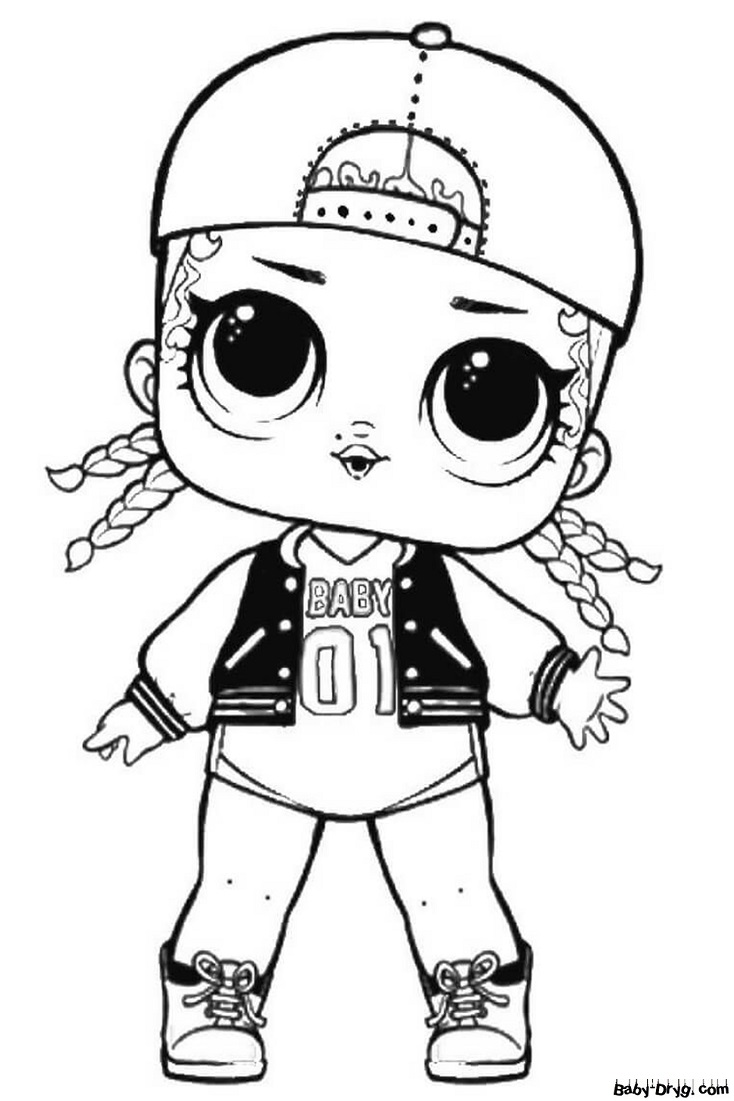Coloring page MC Extraction | Coloring LOL dolls printout