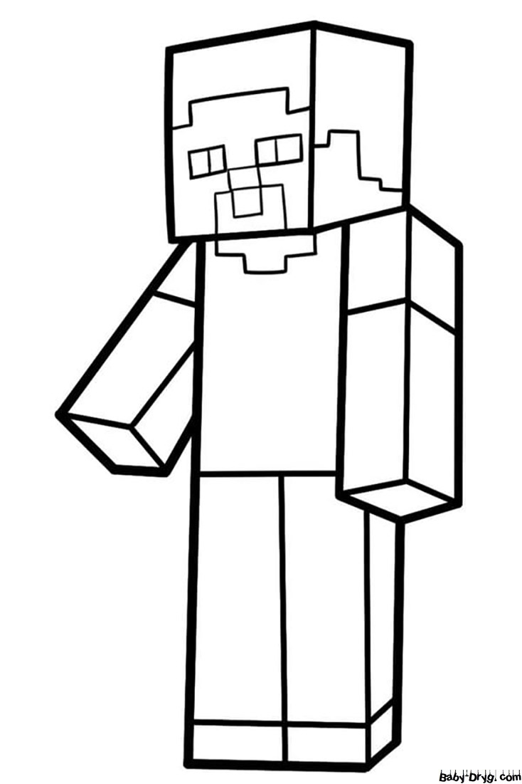 Coloring page Minecraft print free | Coloring Minecraft