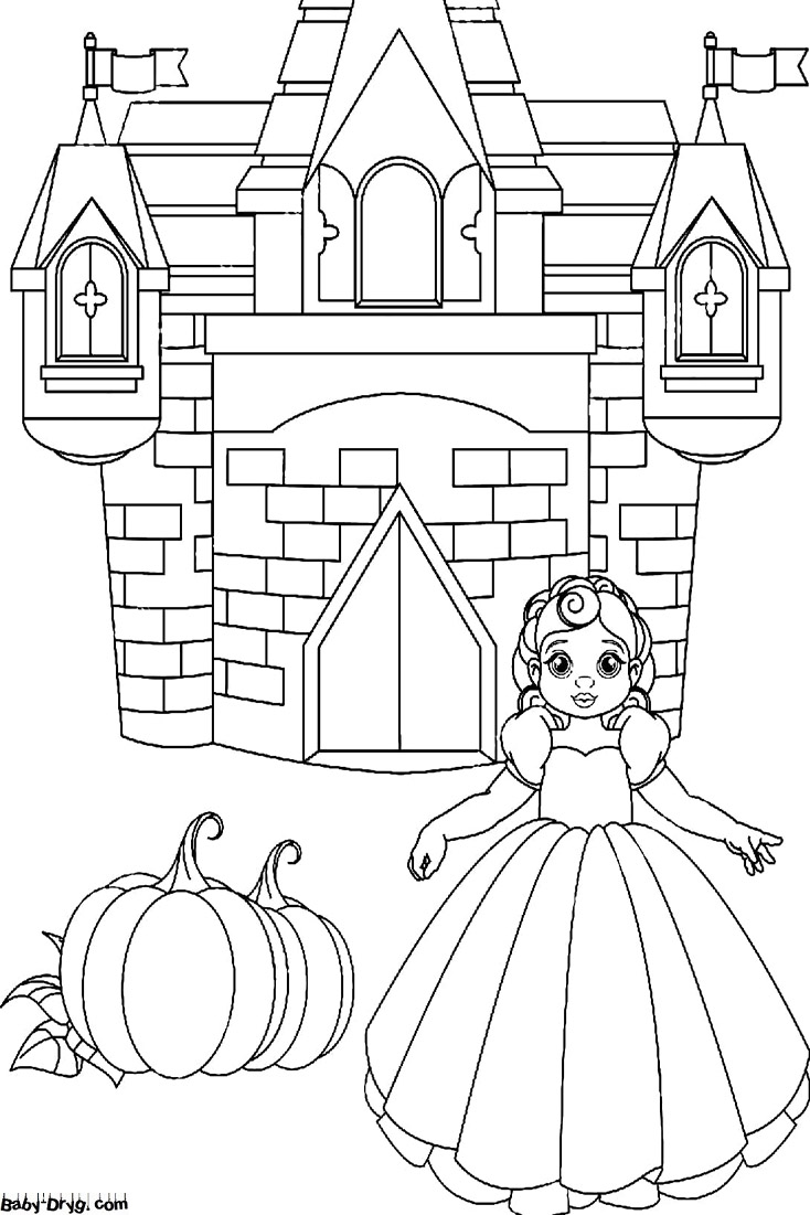 Coloring page Princess print out | Coloring Princess
