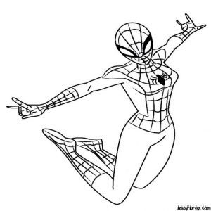 10 Stunning Spider-Girl Coloring Pages for Creative Kids