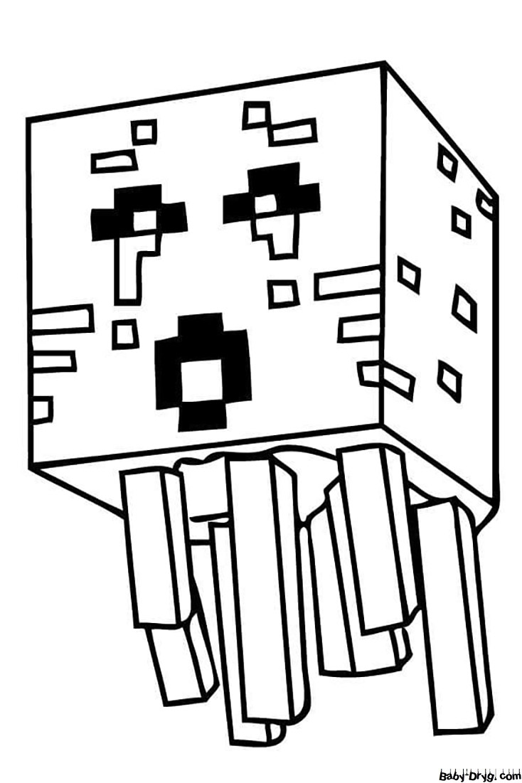 Coloring pages Minecraft | Coloring Minecraft printout