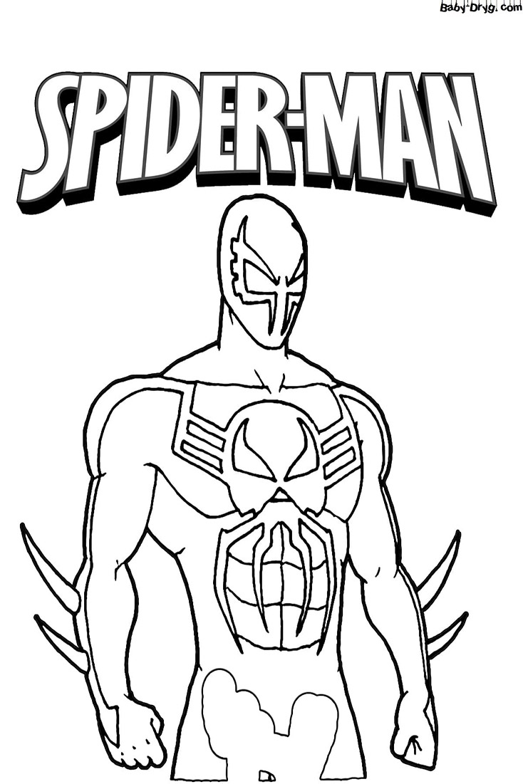Coloring Spider-Man | Coloring Spider-Man printout