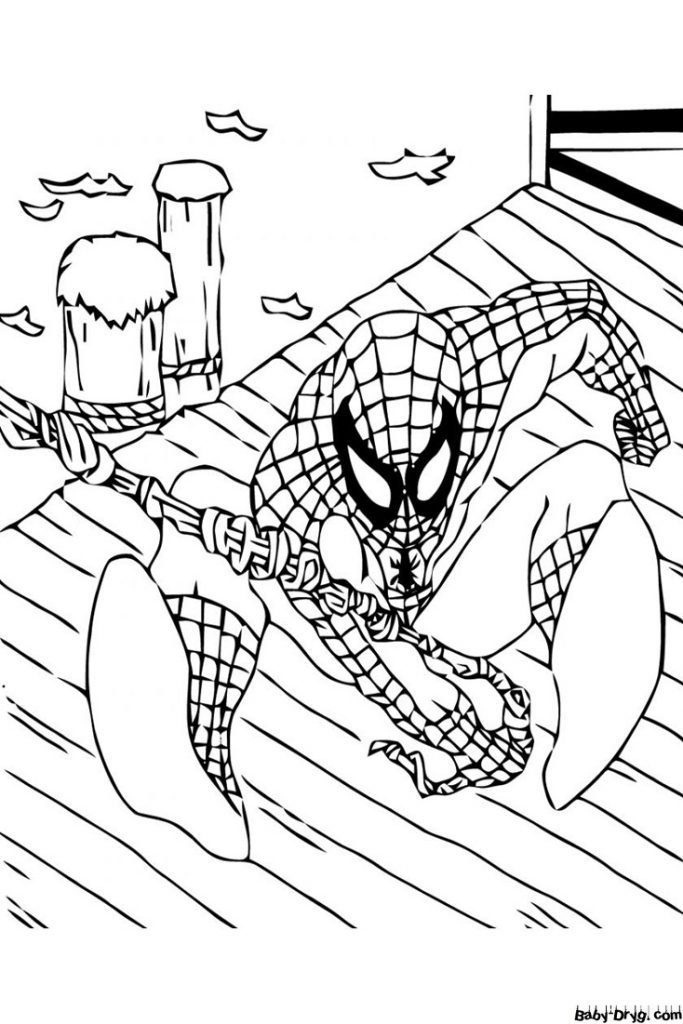 Free picture of Spider-Man | Coloring Spider-Man printout