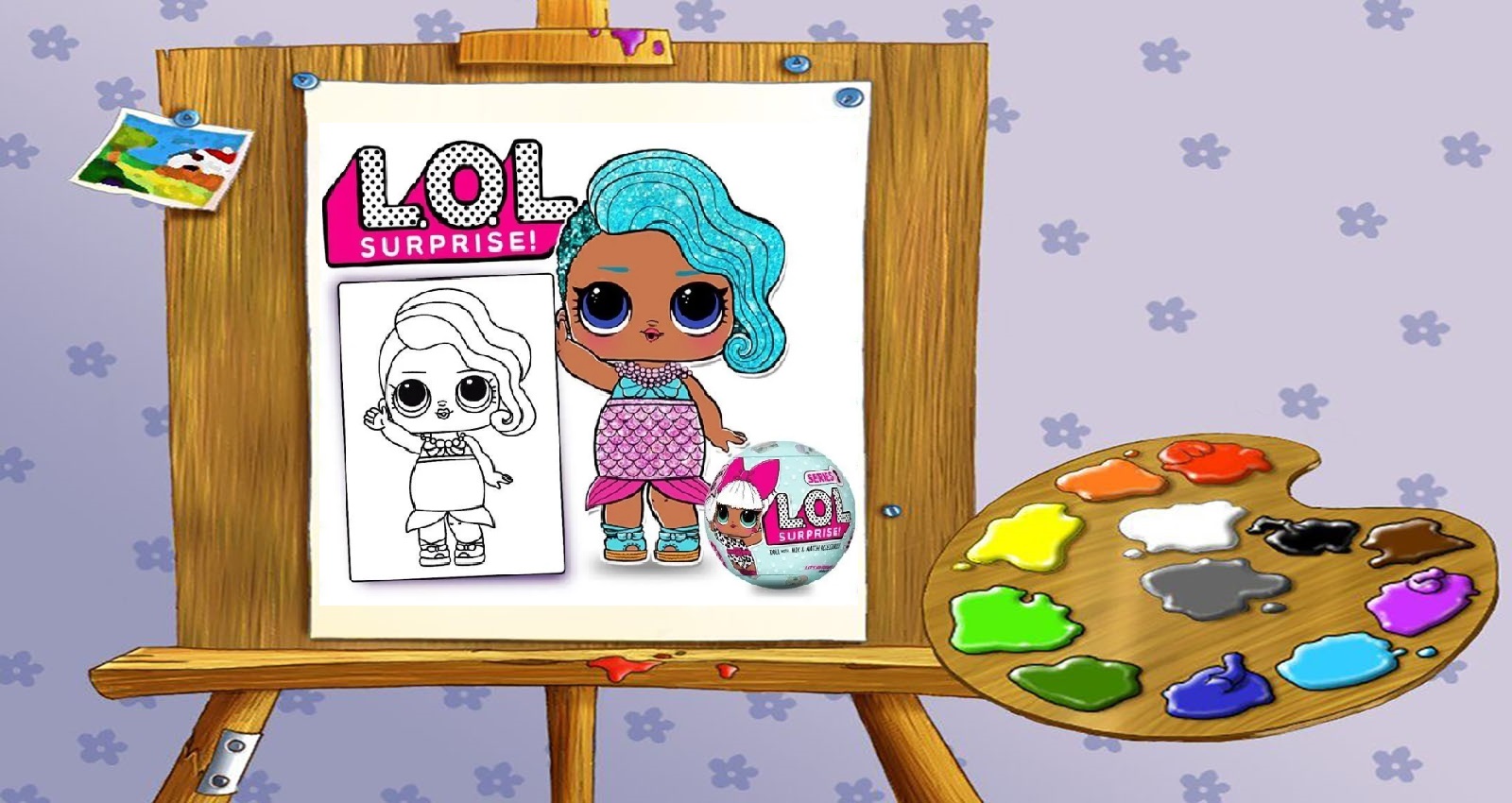 LOL dolls Coloring Pages | Print Coloring Page
