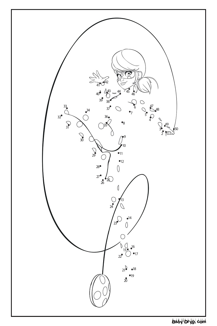 Miraculous Ladybug Coloring page | Coloring Ladybug and Cat Noir