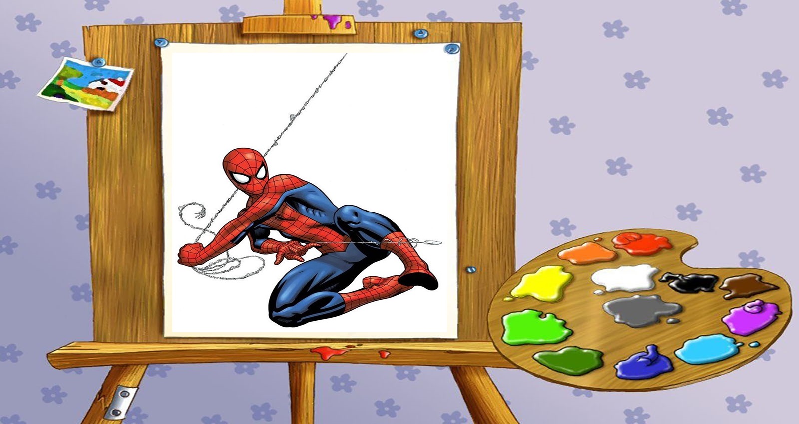 Cartoon Spiderman Drawing Art - Drawing Skill