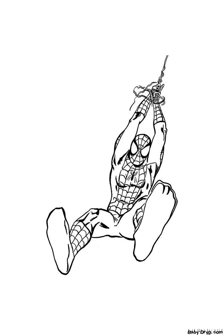 Spider Man drawing | Coloring Spider-Man printout