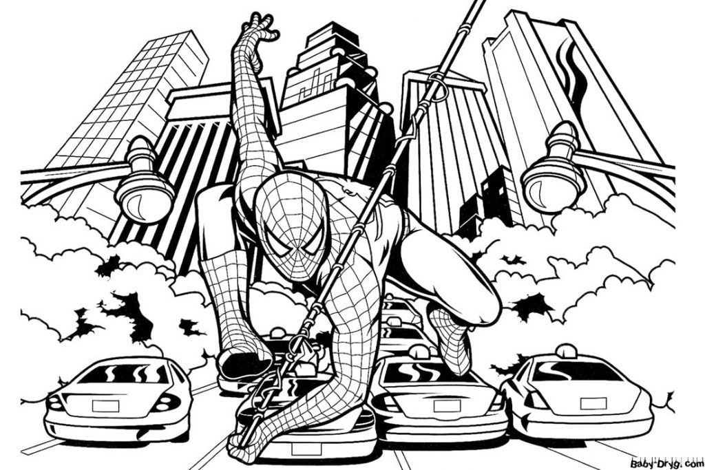 Spider-Man pictures | Coloring Spider-Man printout
