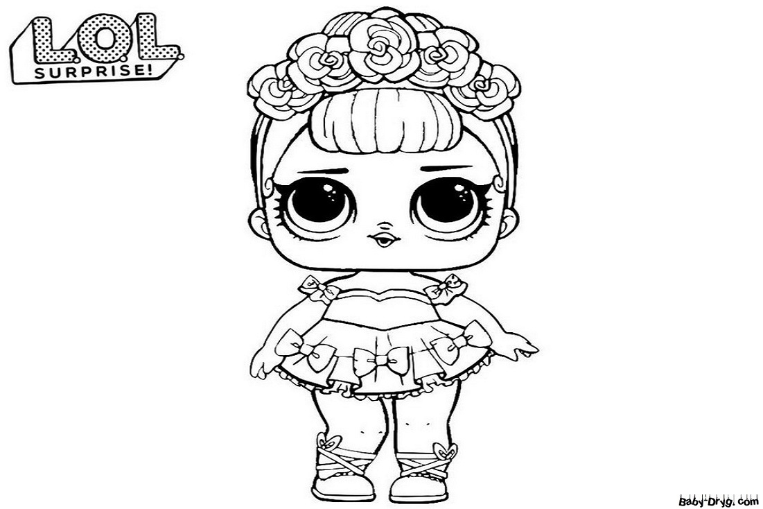 Coloring doll lol print out black and white | Coloring LOL dolls