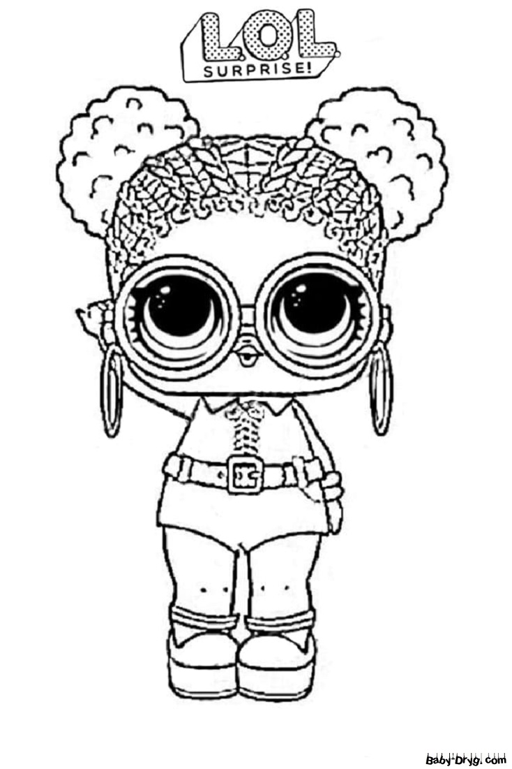 Coloring page 6 years old lol | Coloring LOL dolls printout