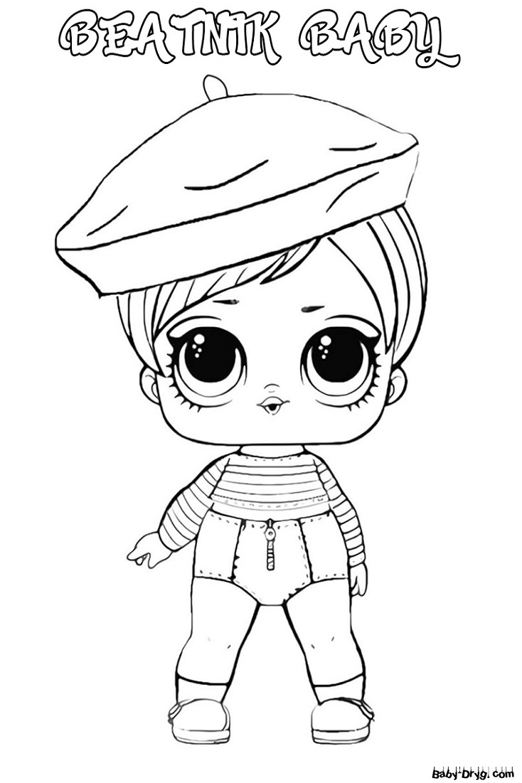 Coloring page for children LOL dolls | Coloring LOL dolls