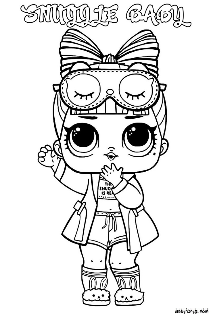 Coloring page for girls LOL print out | Coloring LOL dolls