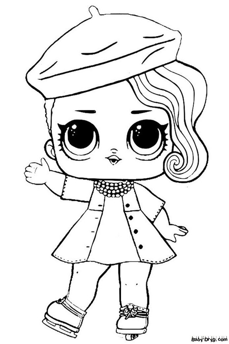 Coloring page L.O.L Chic Lady | Coloring LOL dolls