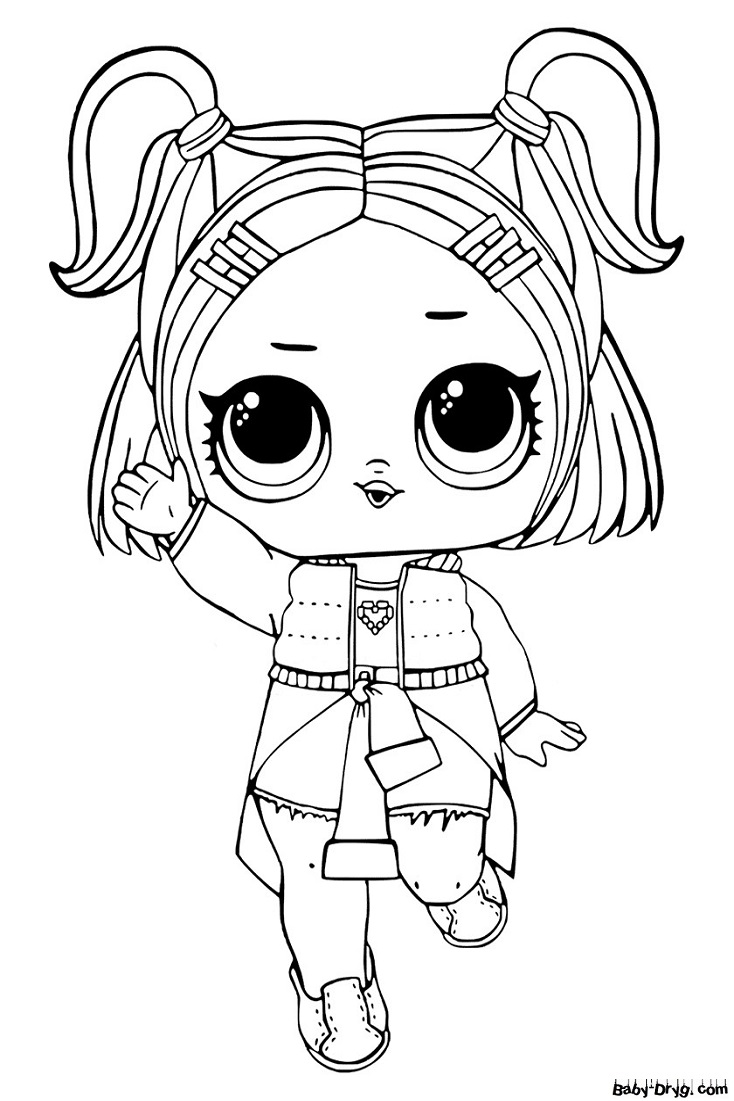 Coloring page LOL - Episode 3 - V.R.Q.T | Coloring LOL dolls
