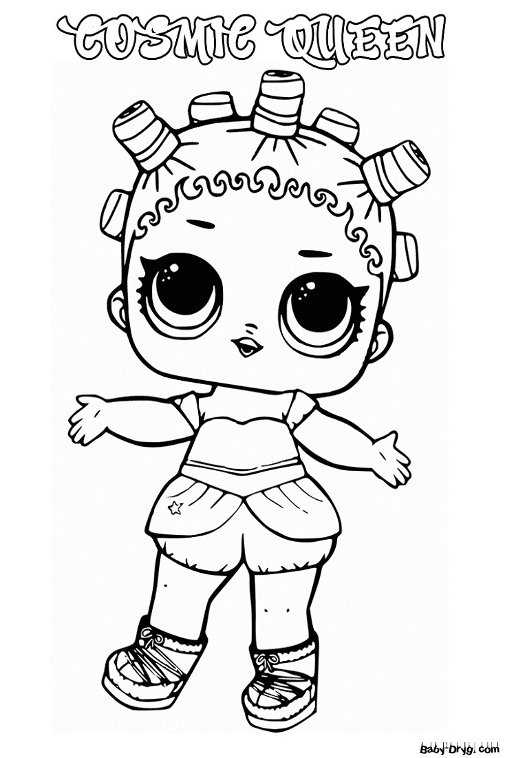 Coloring page LOL free format a4 | Coloring LOL dolls