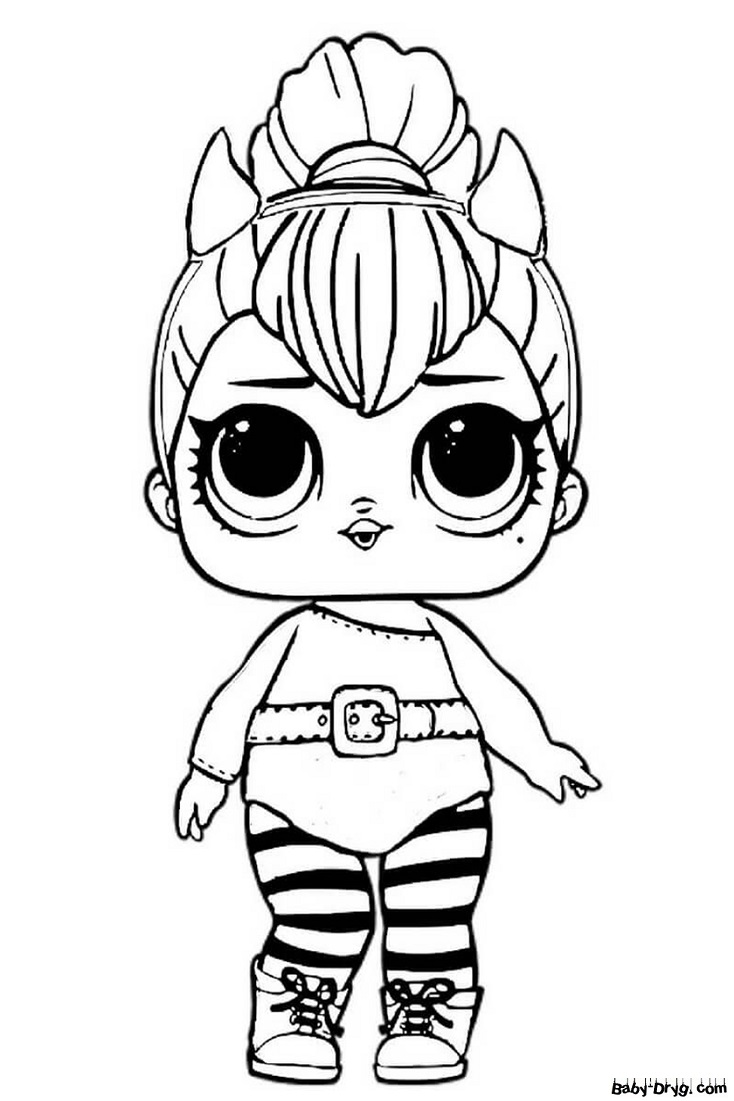 Coloring page Peppercorns | Coloring LOL dolls printout