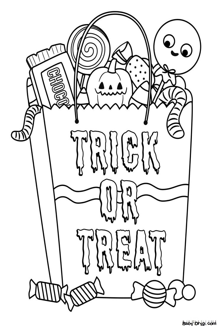 Coloring page What will you choose? | Coloring Halloween