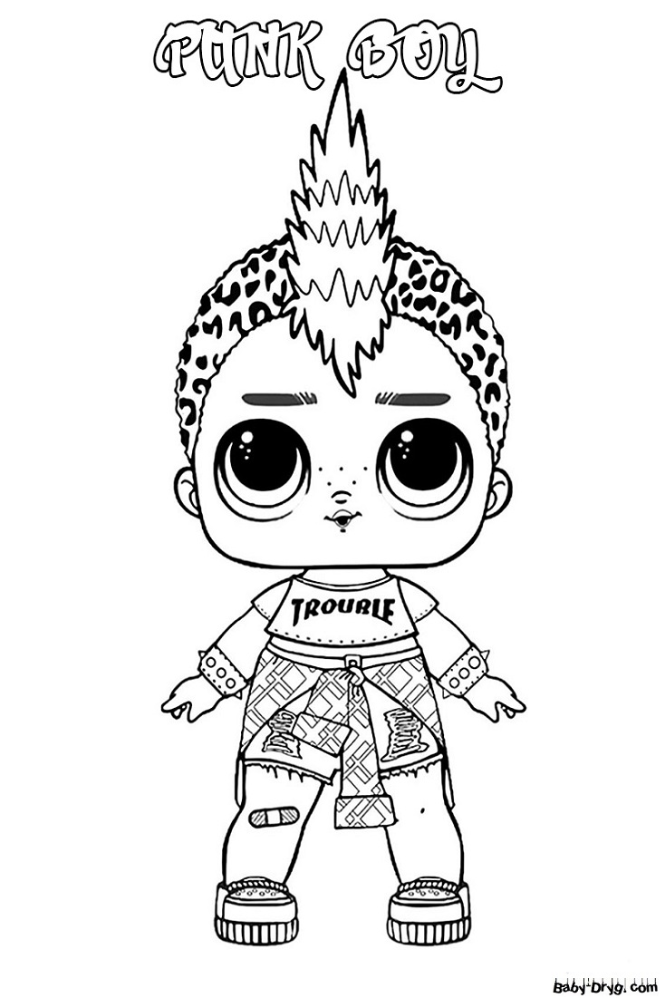 Coloring picture of LOL | Coloring LOL dolls printout
