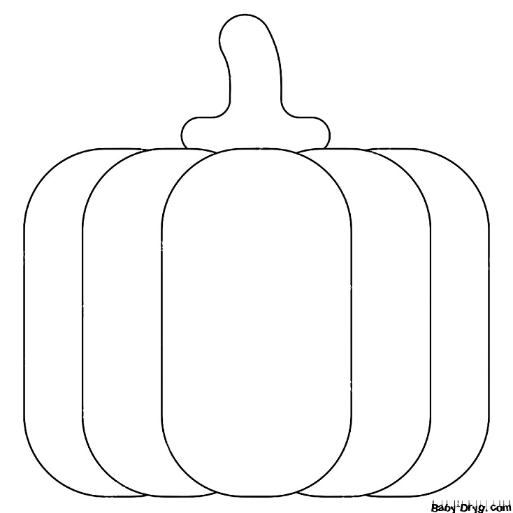Coloring | Picture Pumpkin 19 for Halloween