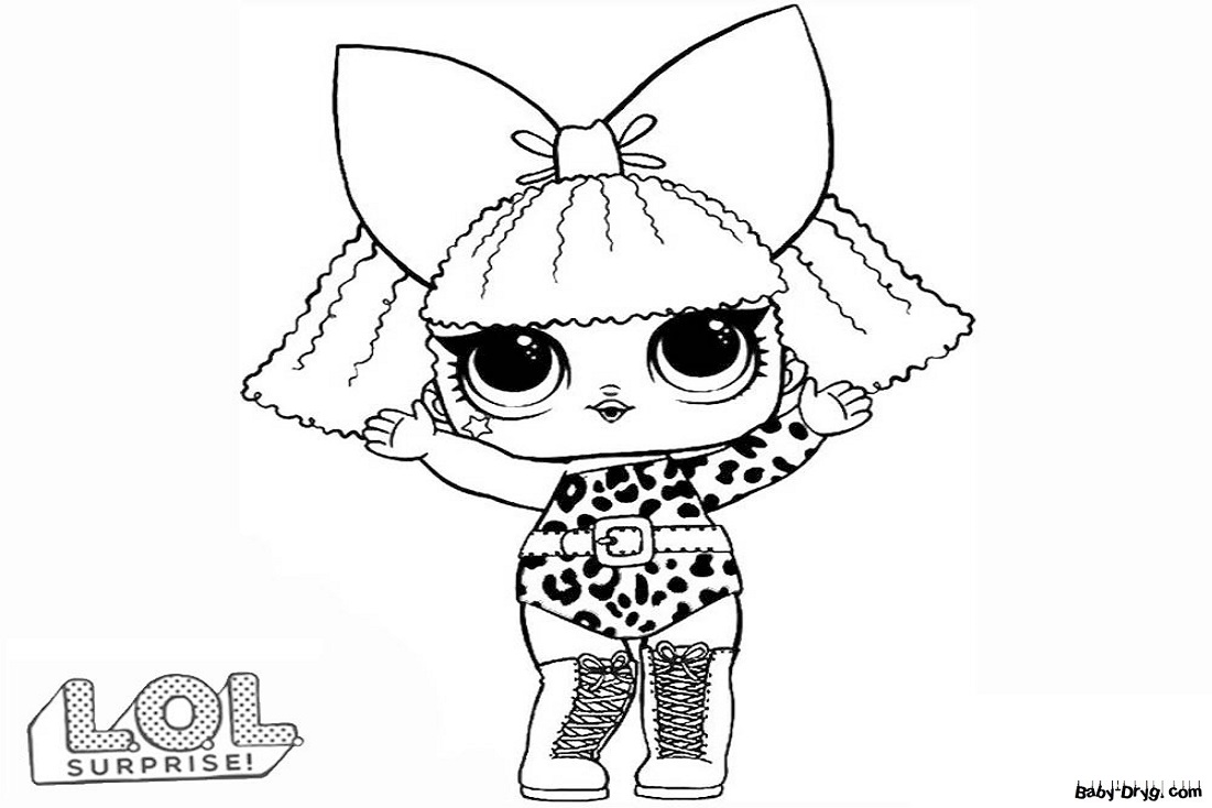 Coloring pictures of lol dolls | Coloring LOL dolls printout