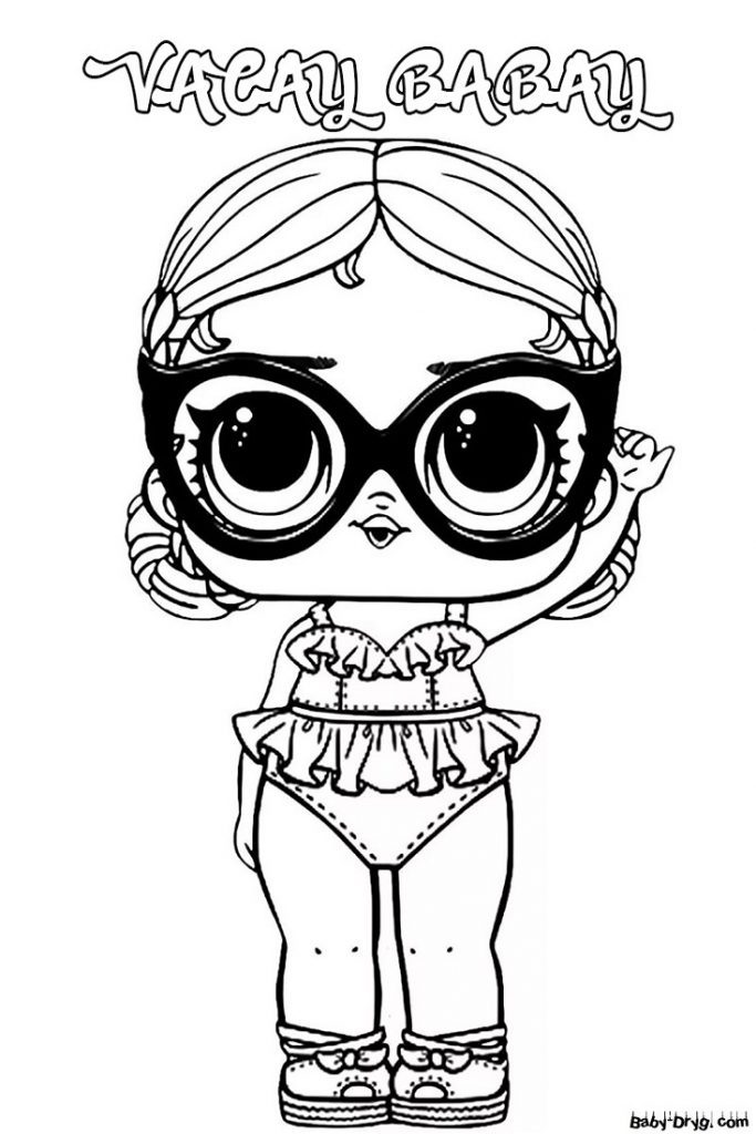 Picture of LOL | Coloring LOL dolls printout