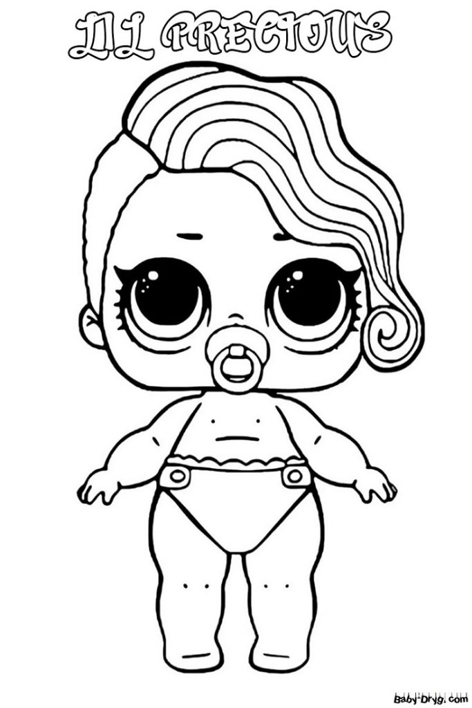 Pictures of LOL dolls | Coloring LOL dolls printout