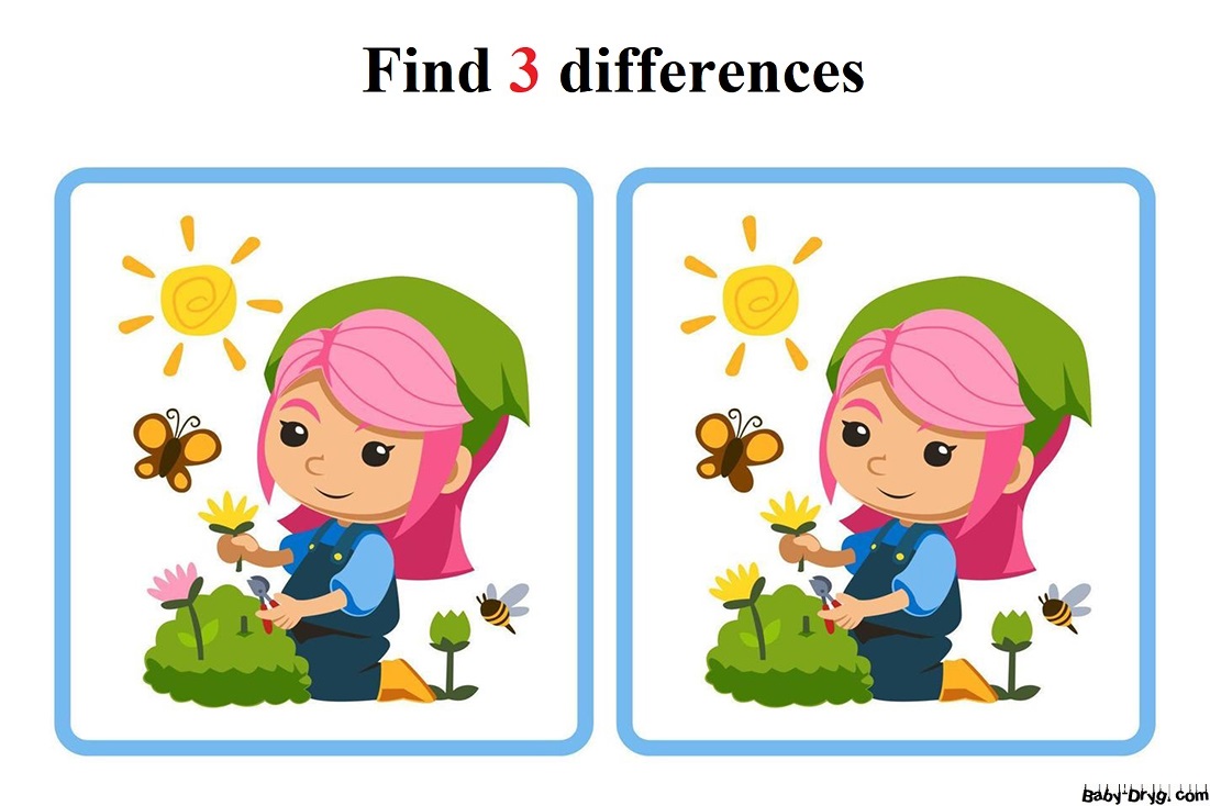 Find 3 differences | Find 3 differences for free