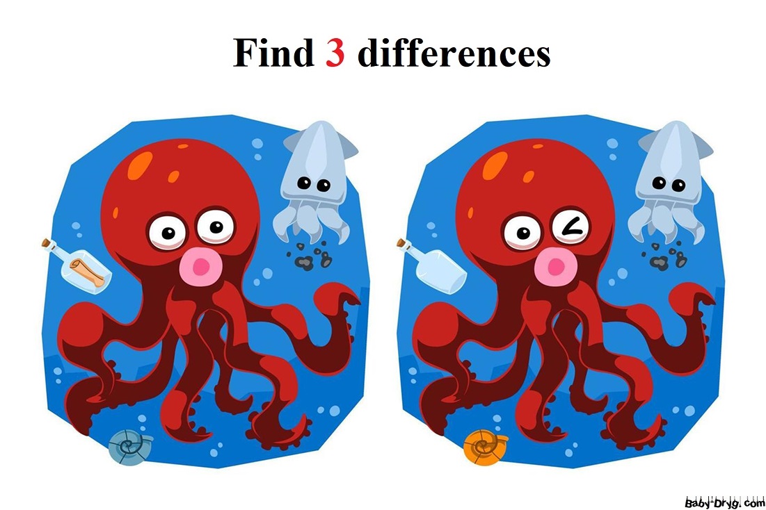 Find the differences in the two pictures to play | Find 3 differences