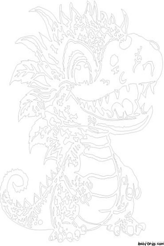Year of the Dragon 2024 Coloring | Coloring New Year's