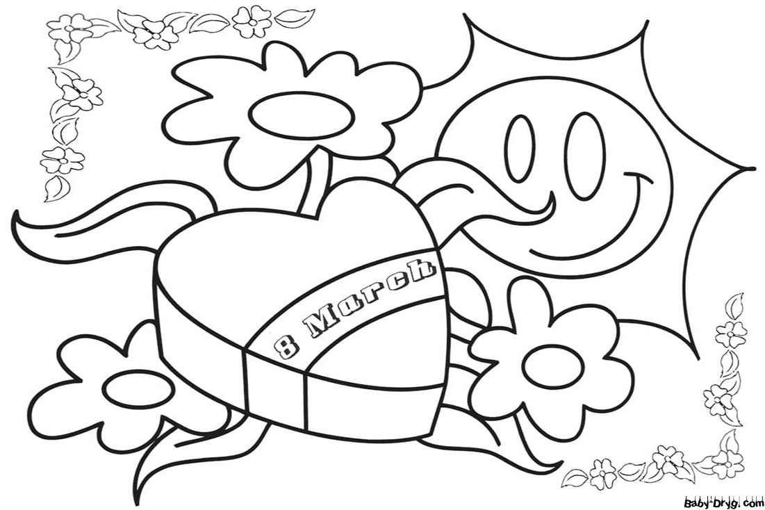 Coloring Page Women’s Day | Coloring Women's Day
