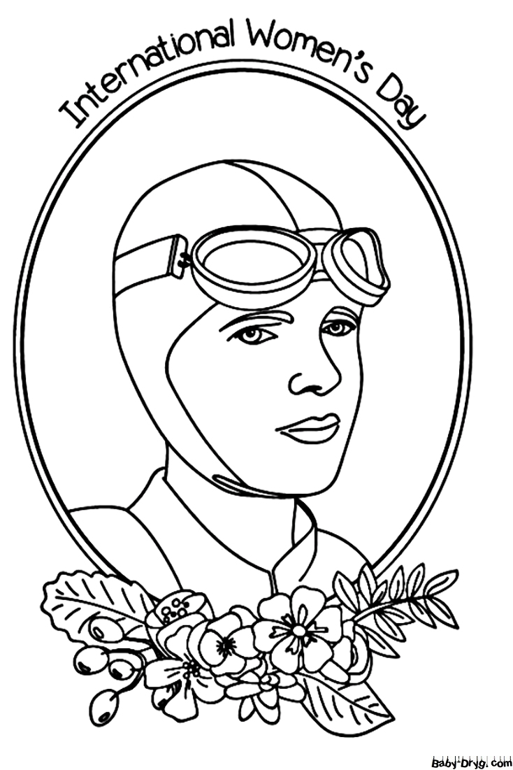 International Womens Day Coloring Page | Coloring Women's Day