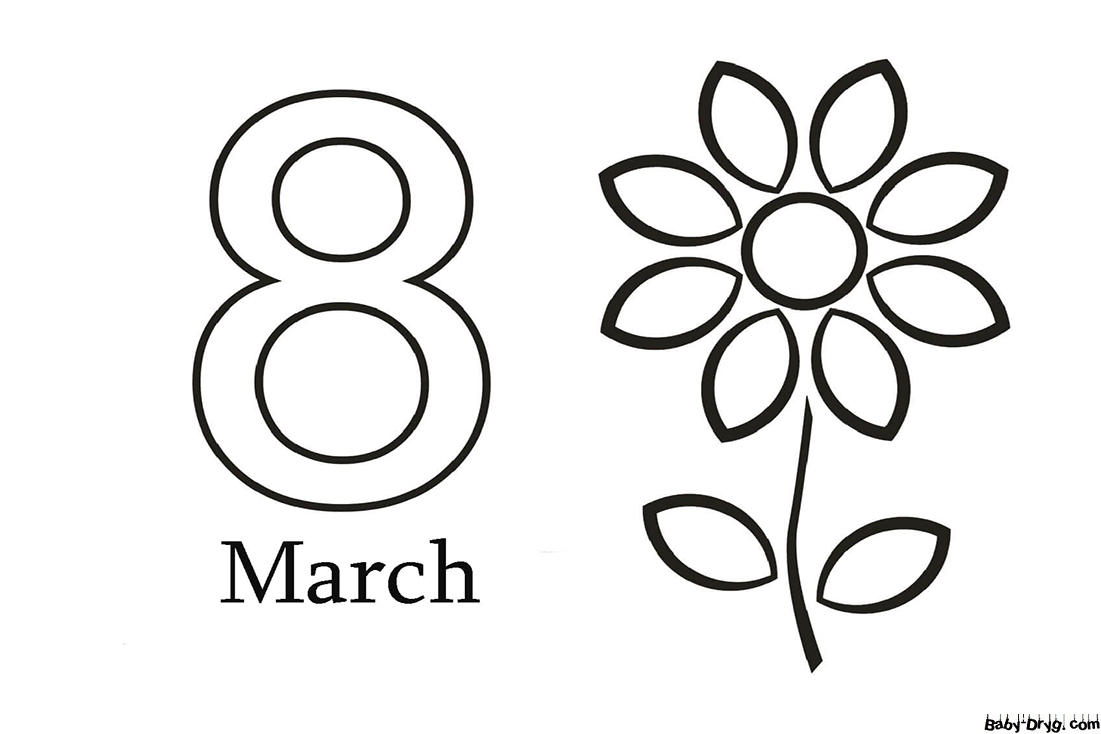 March 8 Picture | Coloring Women's Day
