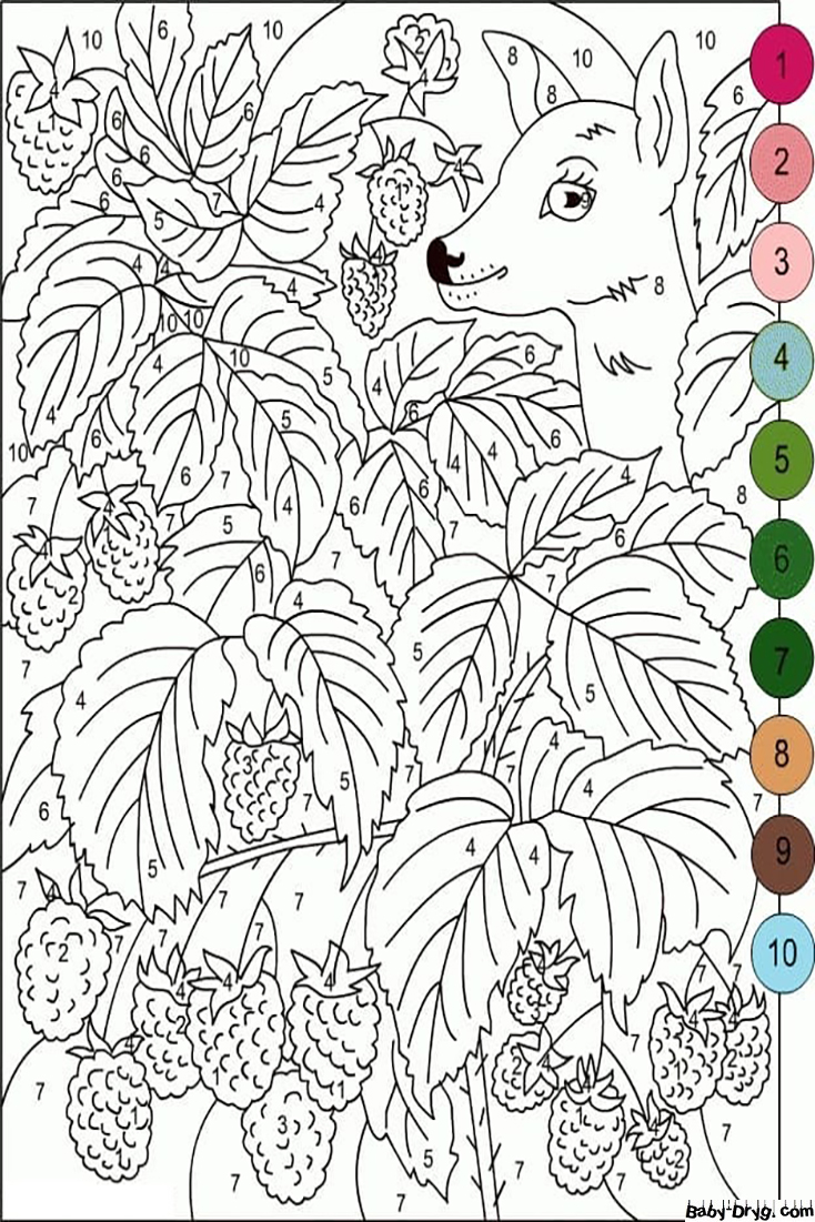 Advanced Color by Numbers for Adult | Color by Number Coloring Pages