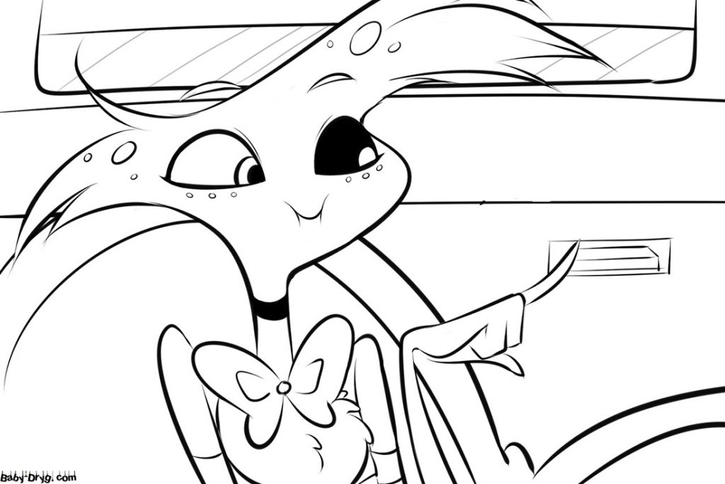 Angel Coloring Page | Coloring Hazbin Hotel