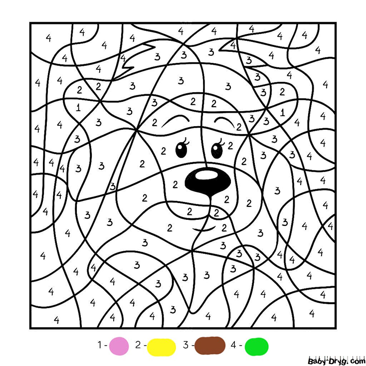 Coloring Page Leo | Color by Number Coloring Pages