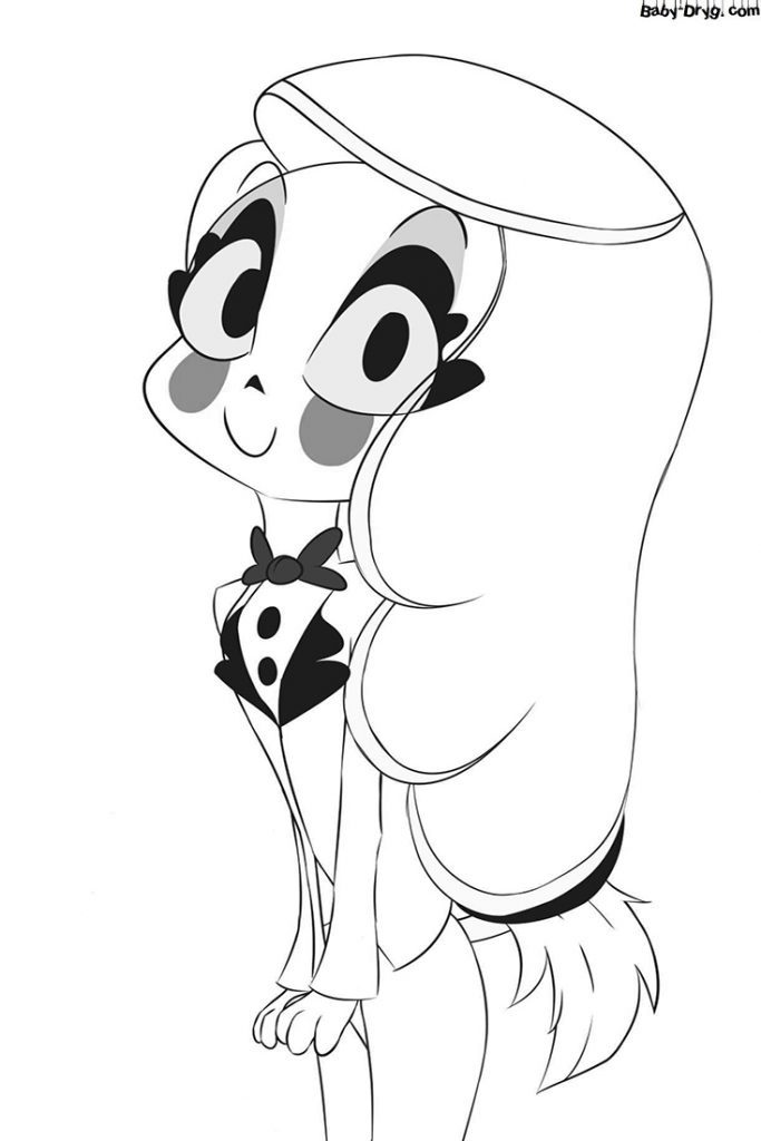 Sweet Charlie Coloring Page | Coloring Hazbin Hotel