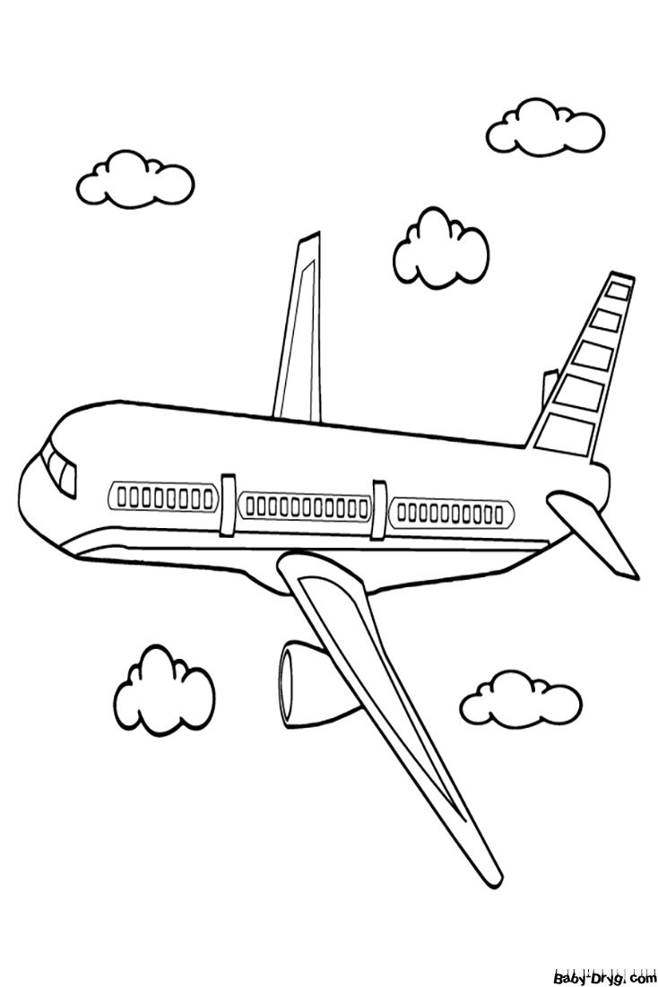 Cargo Plane Coloring Page | Coloring Airplane