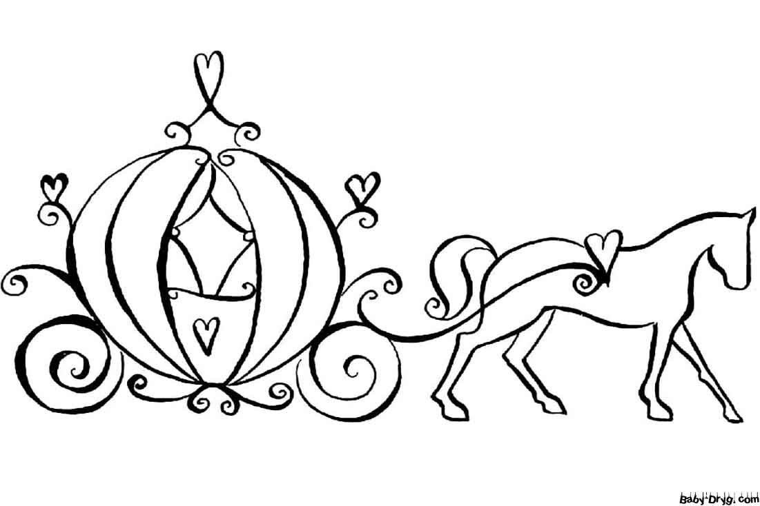 Carriage to Print Coloring Page | Coloring Carriages