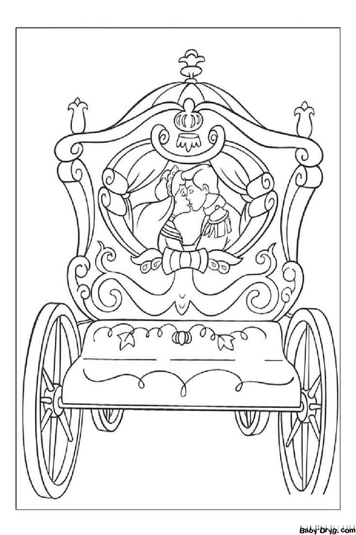 Cinderella Carriage Coloring Page | Coloring Carriages