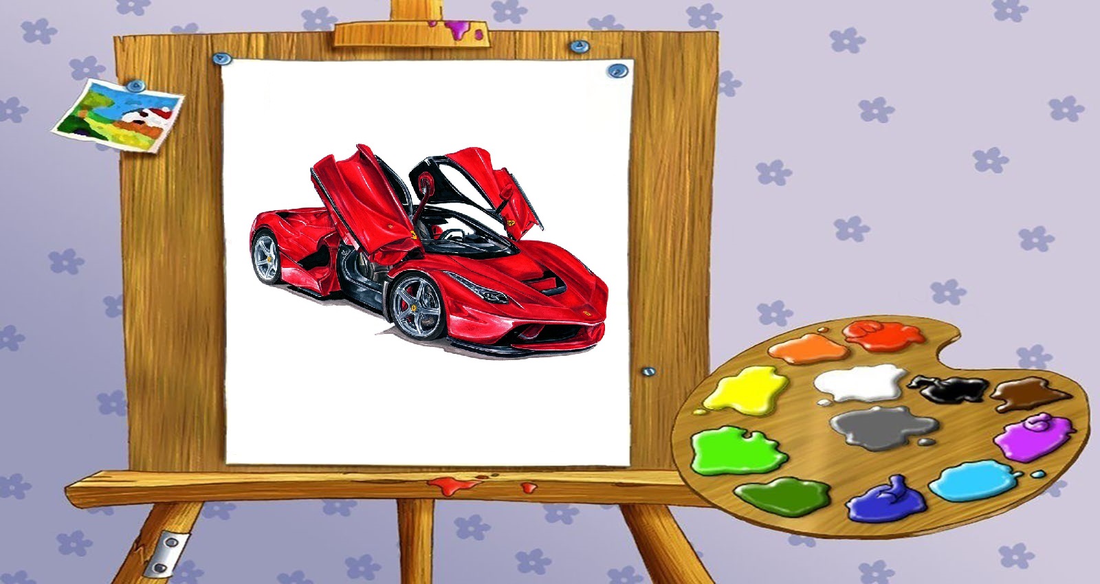 Ferrari Coloring Pages | Print Coloring Page