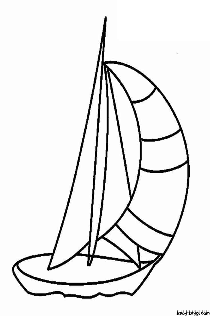 Free Printable Sailboat Coloring Page | Coloring Sailboats