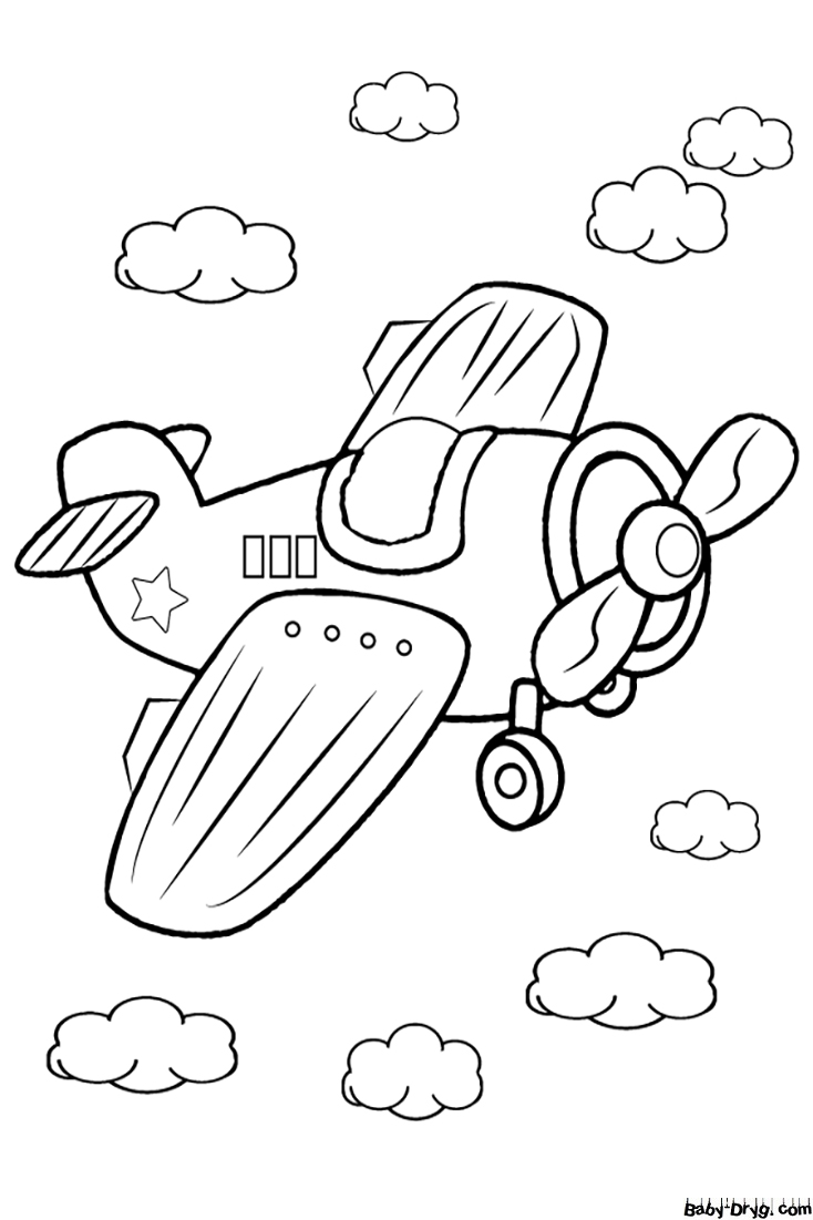 Jet Fighter Coloring Page | Coloring Airplane