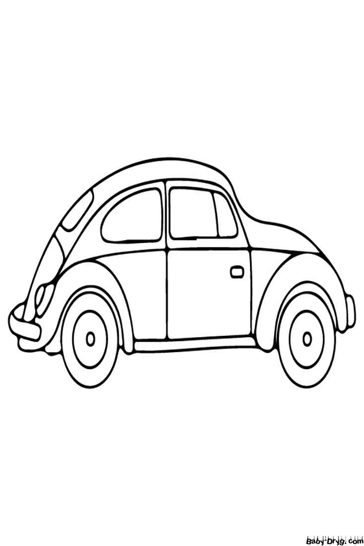 Micro Car Design Coloring Page | Coloring Car Designs
